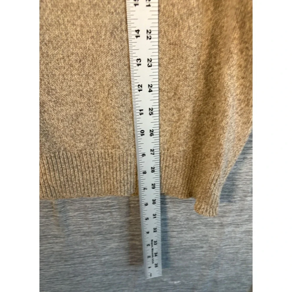 Banana Republic Italian Merino Wool Shawl Collar Sweater Mens XL Oatmeal Knit